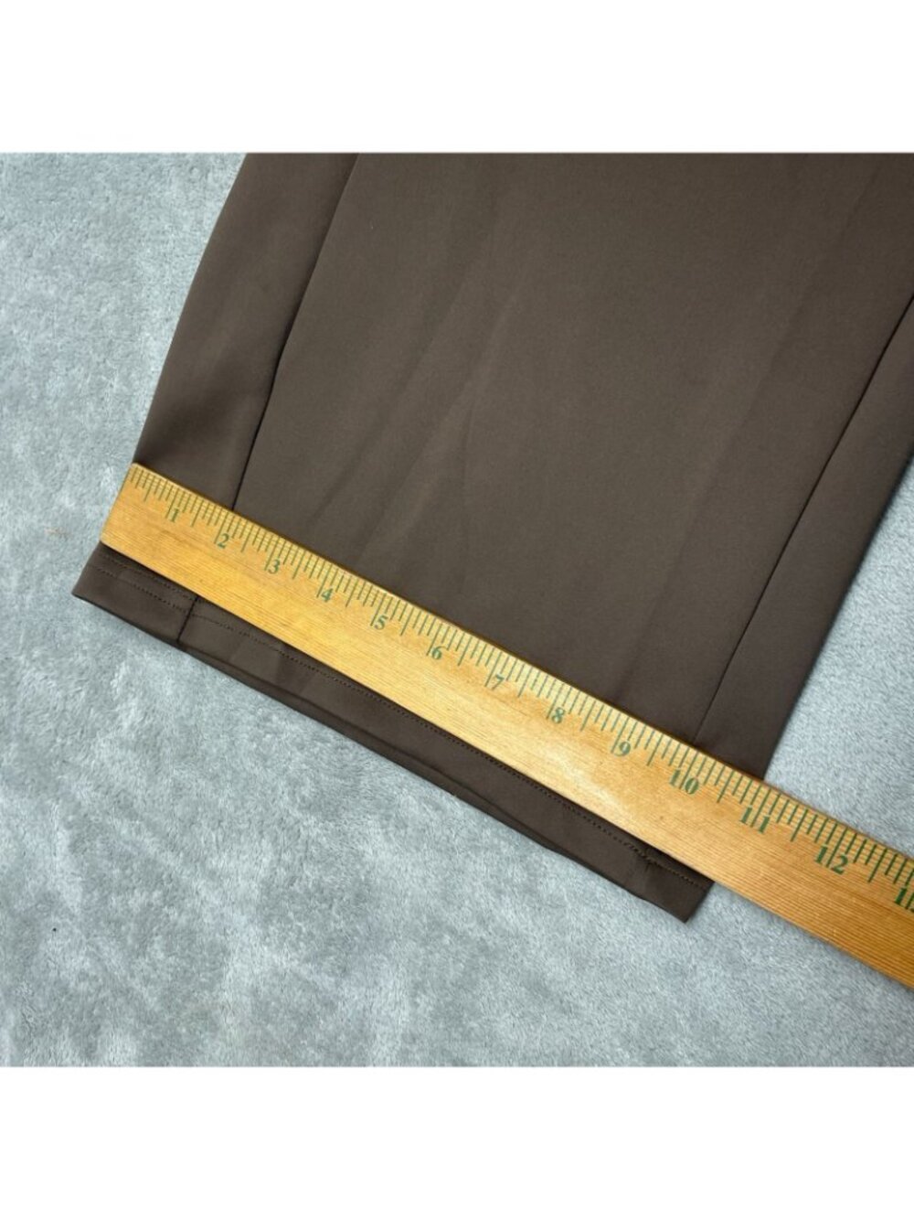 NWT Adidas Women's L Brown Wide-Leg Pants Scuba Pullon F1090 - Picture 8 of 15